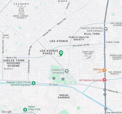 1 Kanal Residential Plot In Stunning LDA Avenue - Block J Is Available For Sale