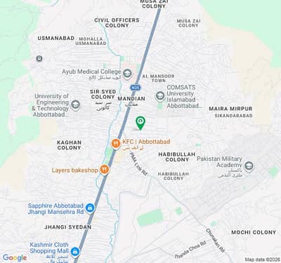 1 Kanal Plot For Sale At Jinnah Abad Abbottabad 30lakh Marla