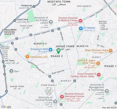 1 Kanal Residential Plot For Sale In Johar Town Phase 2 - Block L