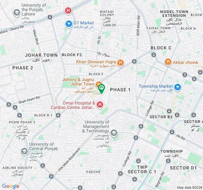Residential Plot For Sale In Johar Town Phase 1 - Block D1