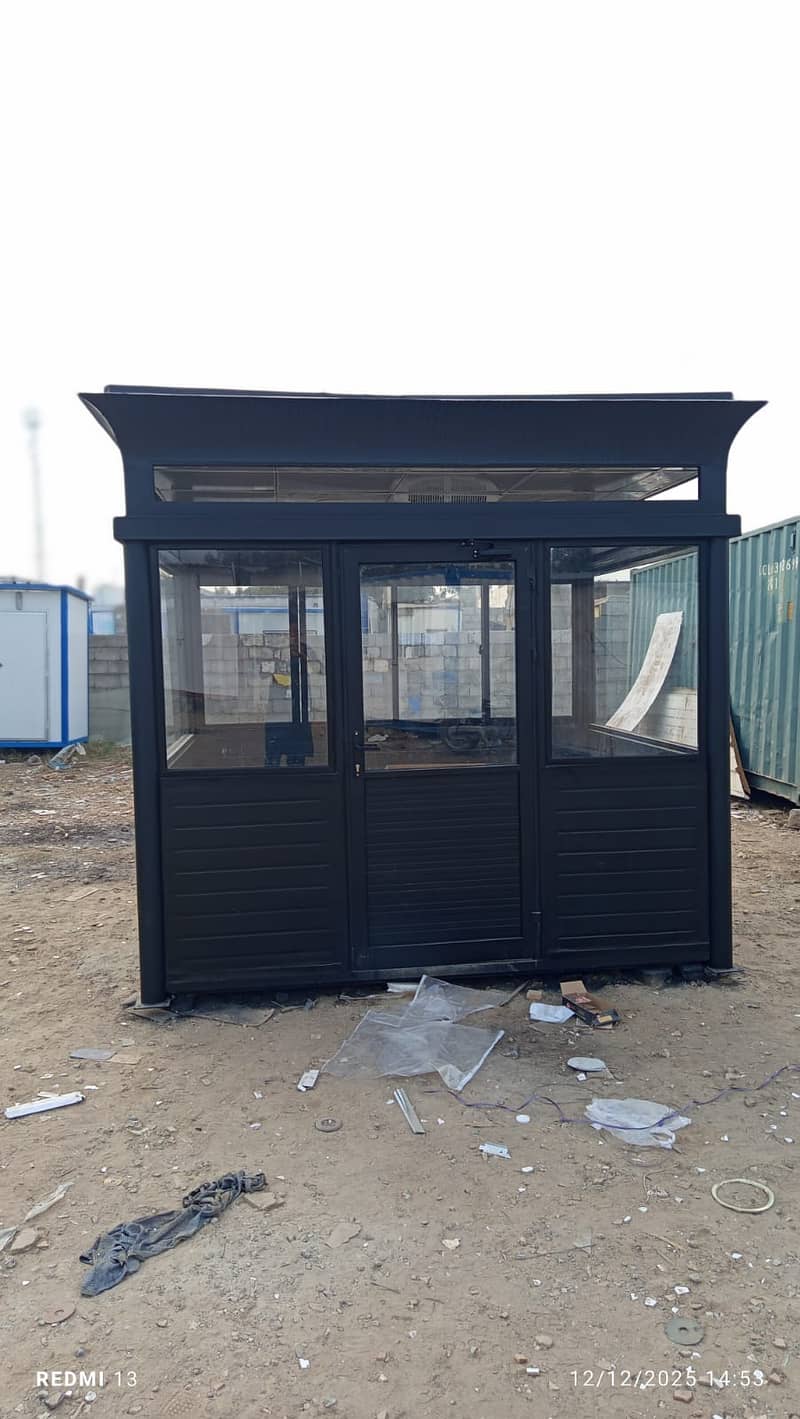 Office Container | prefab container | MOVABLE CABINS | security cabin 13