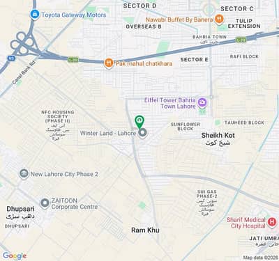 Shersha Block 5 Marla Commercial Plot For Sale Bahria Town Lahore