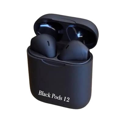 black inpods wireless Bluetooth with charging case