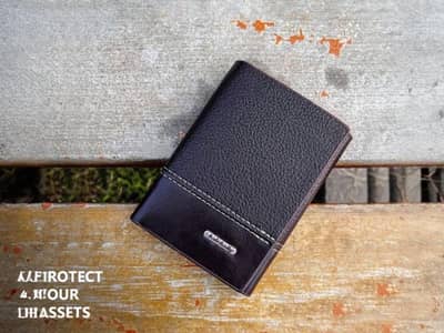 Men's leathers wallet Tri-Fold