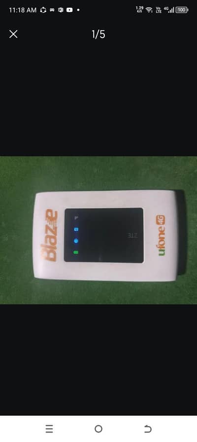 wifi device zong 4G 1 month use only all sim unlocked