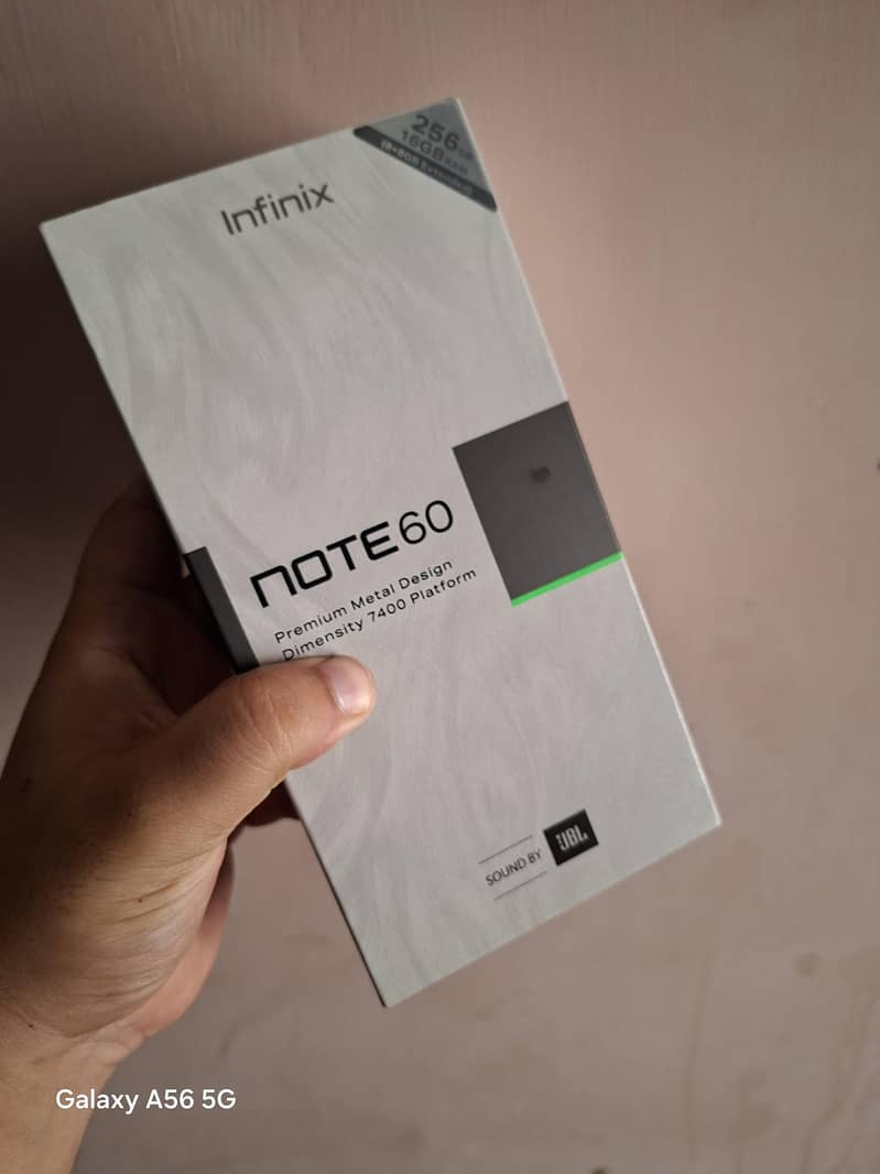 Infinix Note 60 just box pulled 0