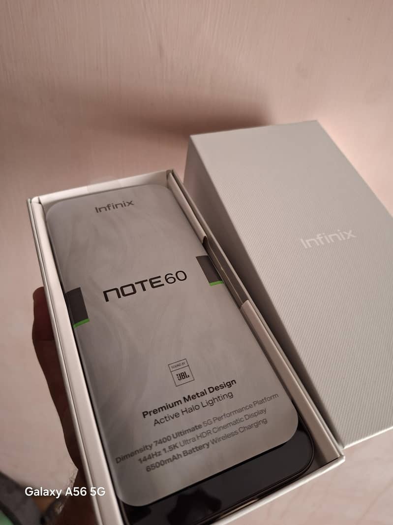 Infinix Note 60 just box pulled 1