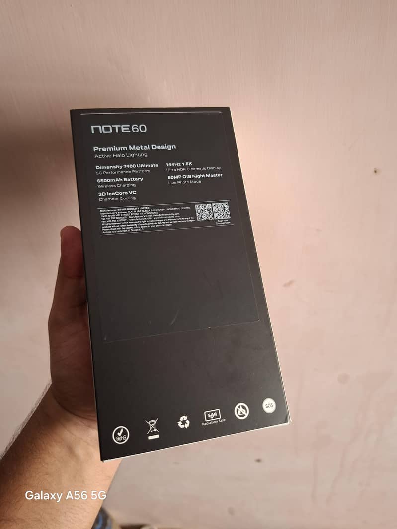 Infinix Note 60 just box pulled 3