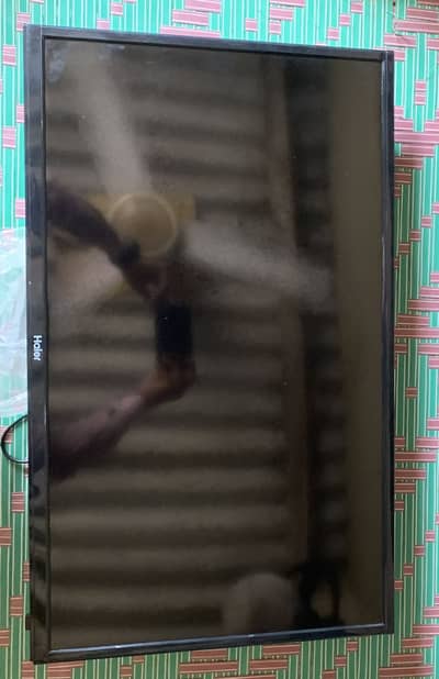 Hair.  LCD.   Tv.