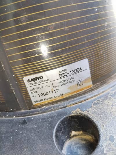 SANYO Vacuum Cleaner BSC-1300A | 1300W Powerful Cleaning Machine