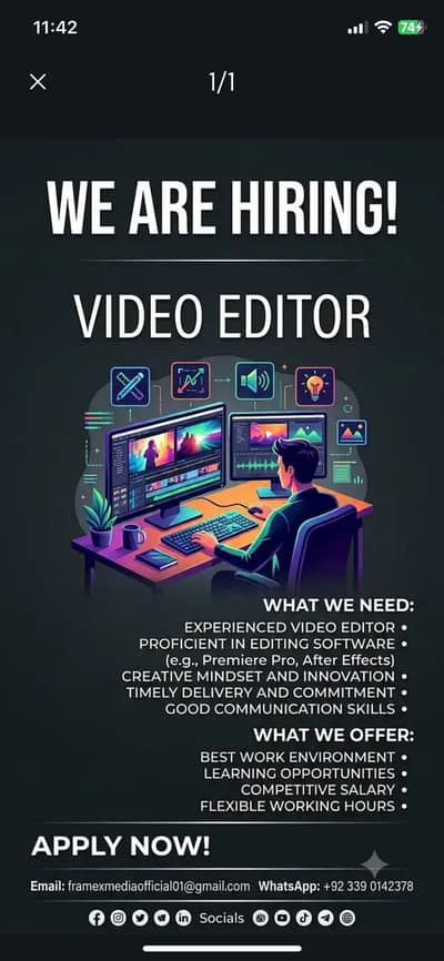 Motion Graphics Video Editor