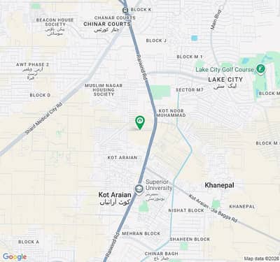 Get An Attractive Commercial Plot In Lahore Under Rs. 25000000