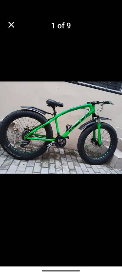 Fat tyre cycle 26 inch h size