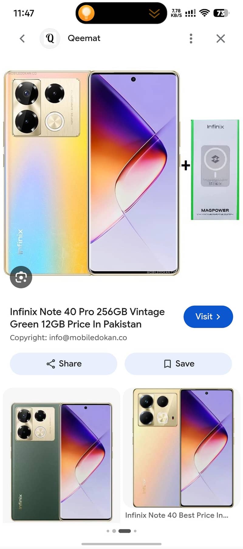 Infinix Note 40 Pro 0