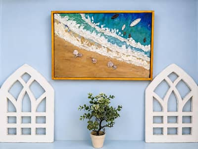 coastal texture art