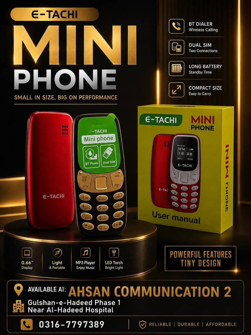 E-Tachi E550 Mini 1