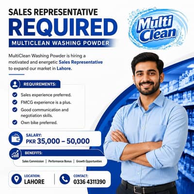 Field Sales Staff | Sales Jobs | Sales Marketer | Male Order Booker