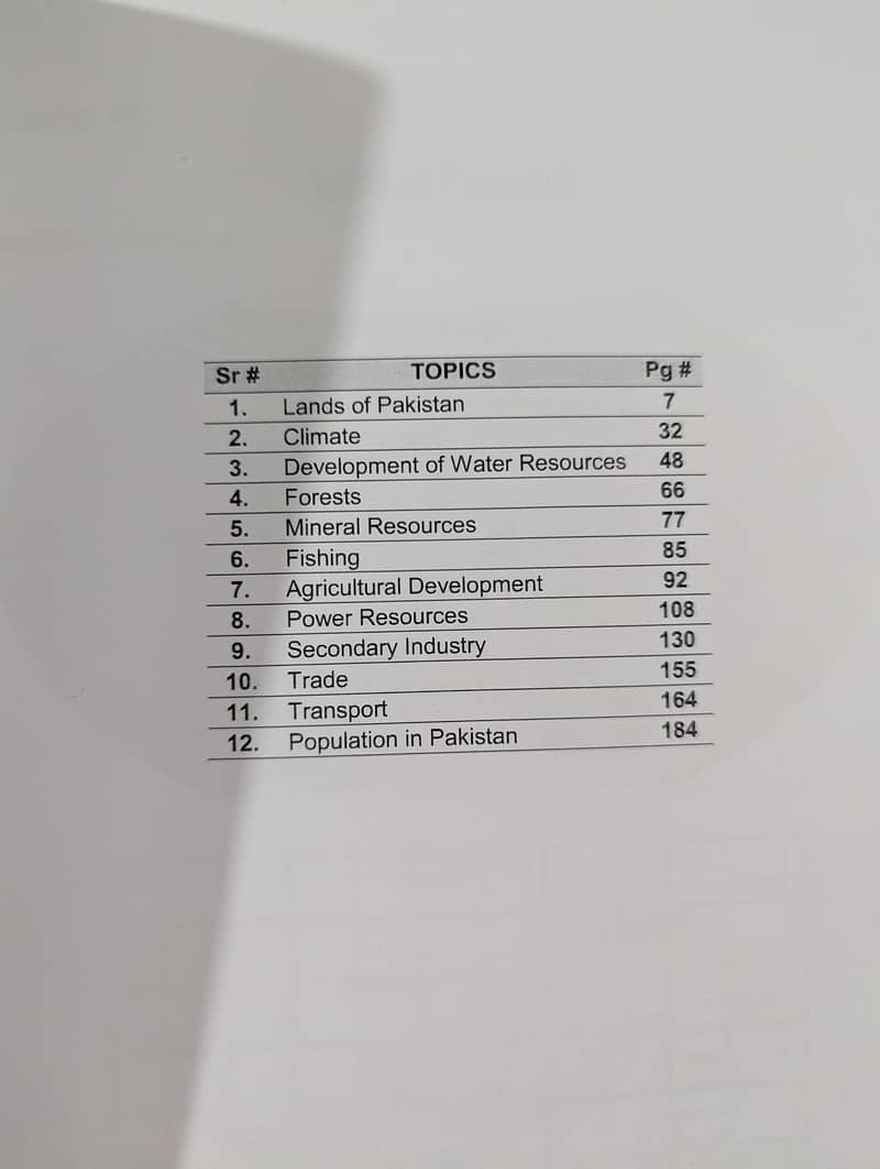O levels Pak Std Resources 4