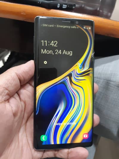 Samsung Mobile Note 9. Dual Sim. Official PTA Approved. Sale/Exchange