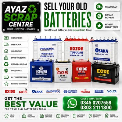Old Battery Used Battery Tabular Battery Lithium Battery Solar Battery