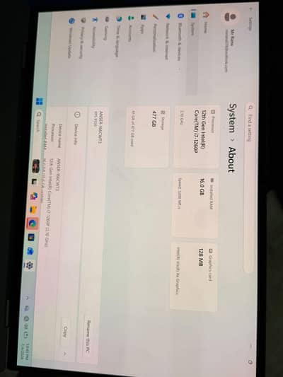 Dell XPS 13 Plus 9320 12th generation Core i7 16Gb LPDDR 5 RAM 512 SSD
