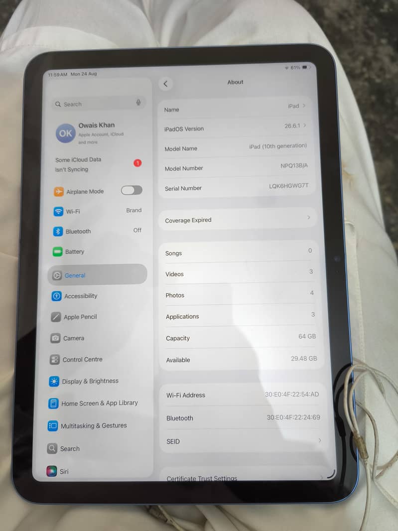 ipad 10 generation 1