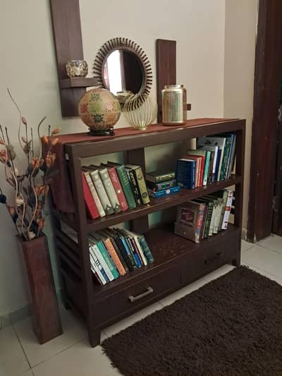 wooden book shelf
