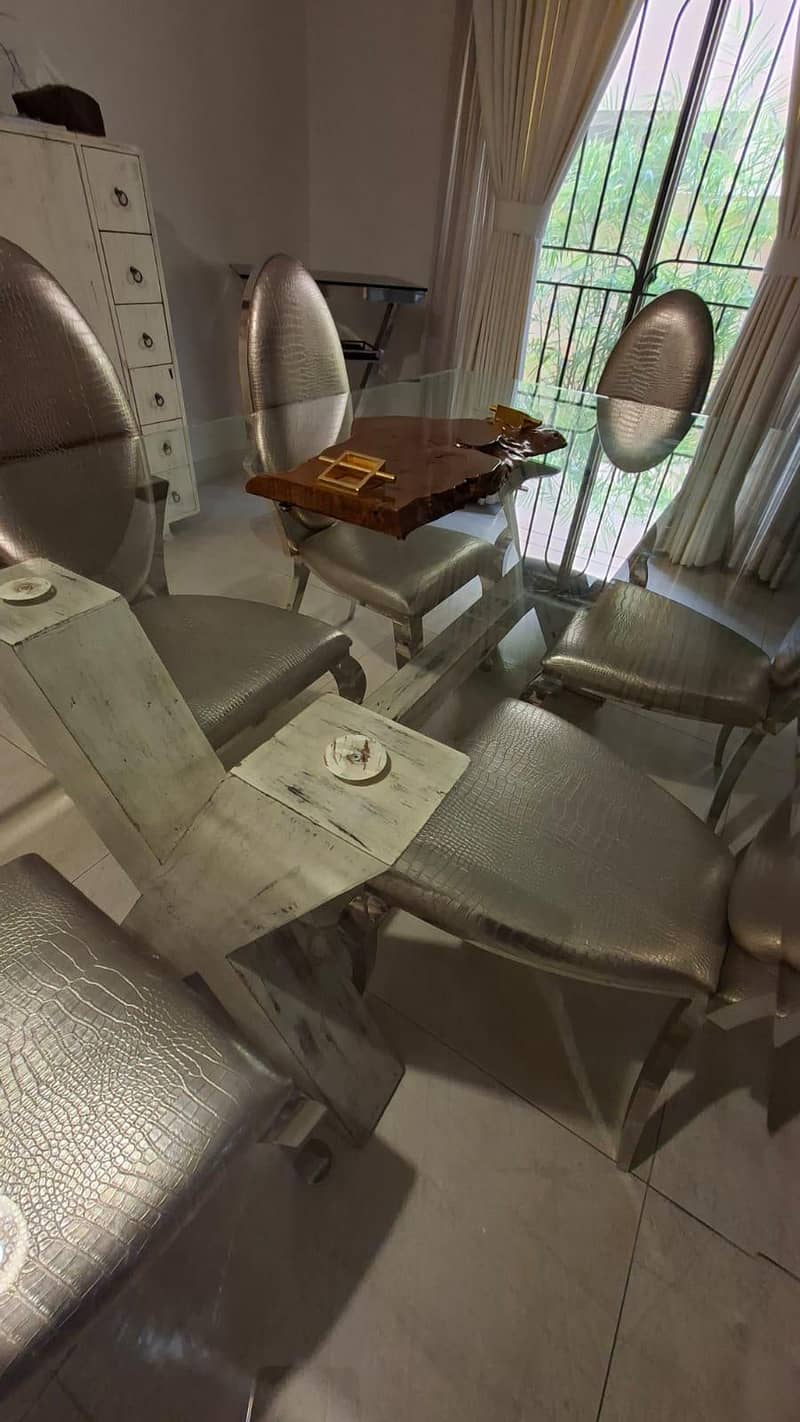 dining table + chairs 2