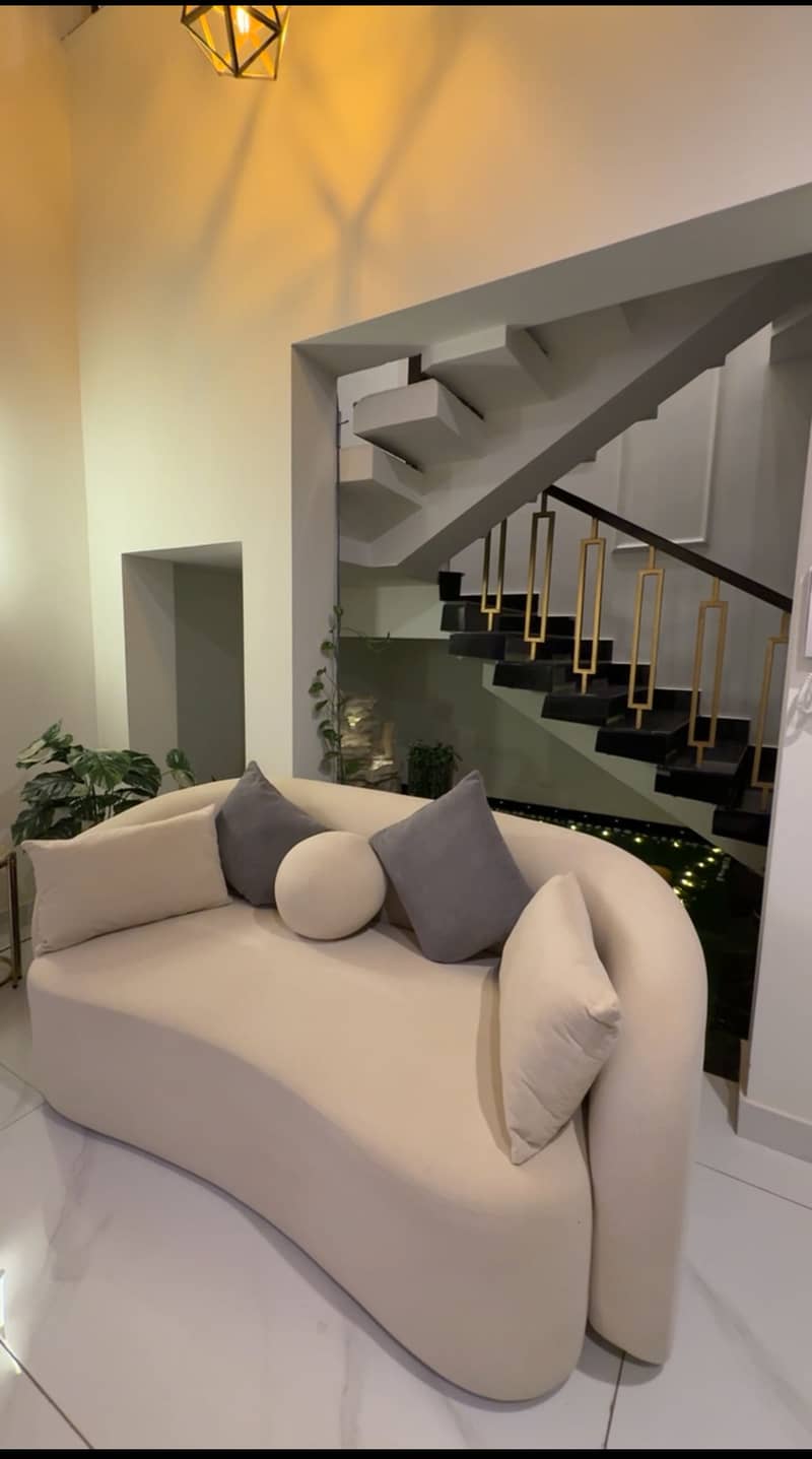 Luxury cloud sofa(white) 2