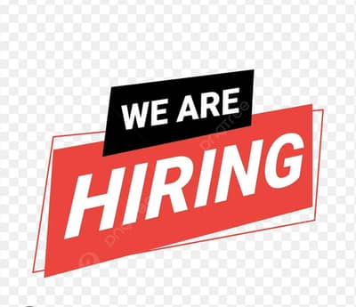 Hiring Male & Female staff