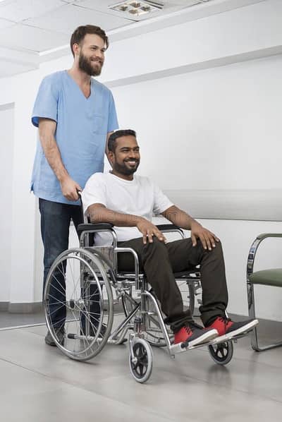 patient attendant/ wardboy for paralyzed men.