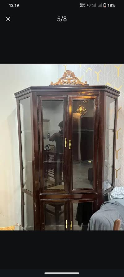 SHOWCASE FOR SALE PURE WOODEN GUARANTEE