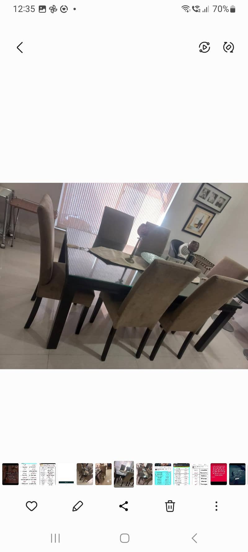 dining table with chairs 1