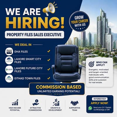 Real estate sales executive commission based