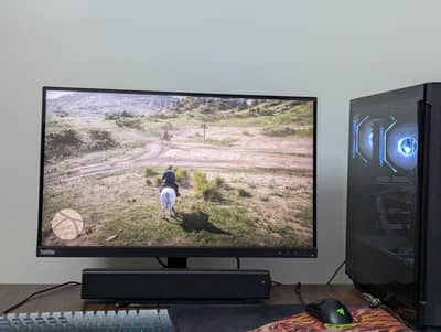 Lenovo 27in 1440p monitor with adjustable stand