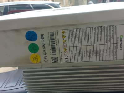 Growartt 10KW ON GRID 3saal warranty ma no open new brand net metering