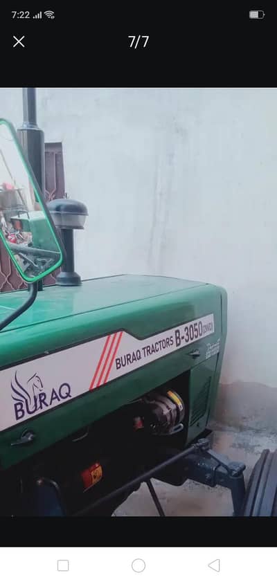 buraq green tractor