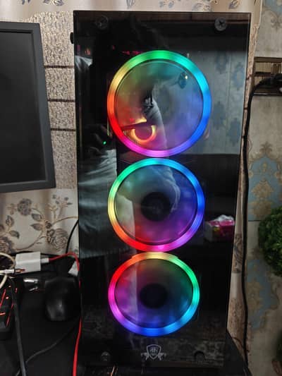 3 RGB AR Tiger gaming case fans