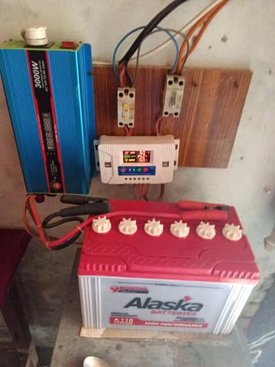 battery or inverter alkaram 3000 wat a controller
