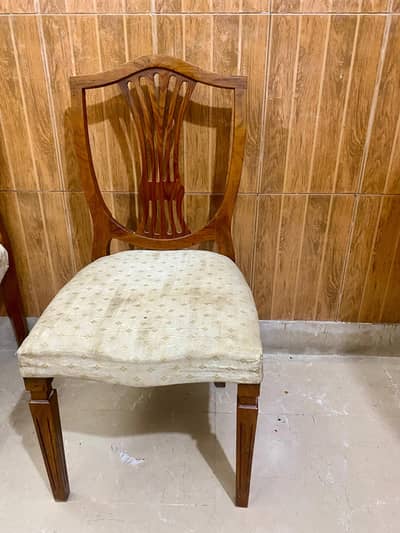 solid wooden dining chairs