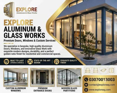 Glass Partition & Aluminium Works | Office Glass | Rawalpindi & Islama