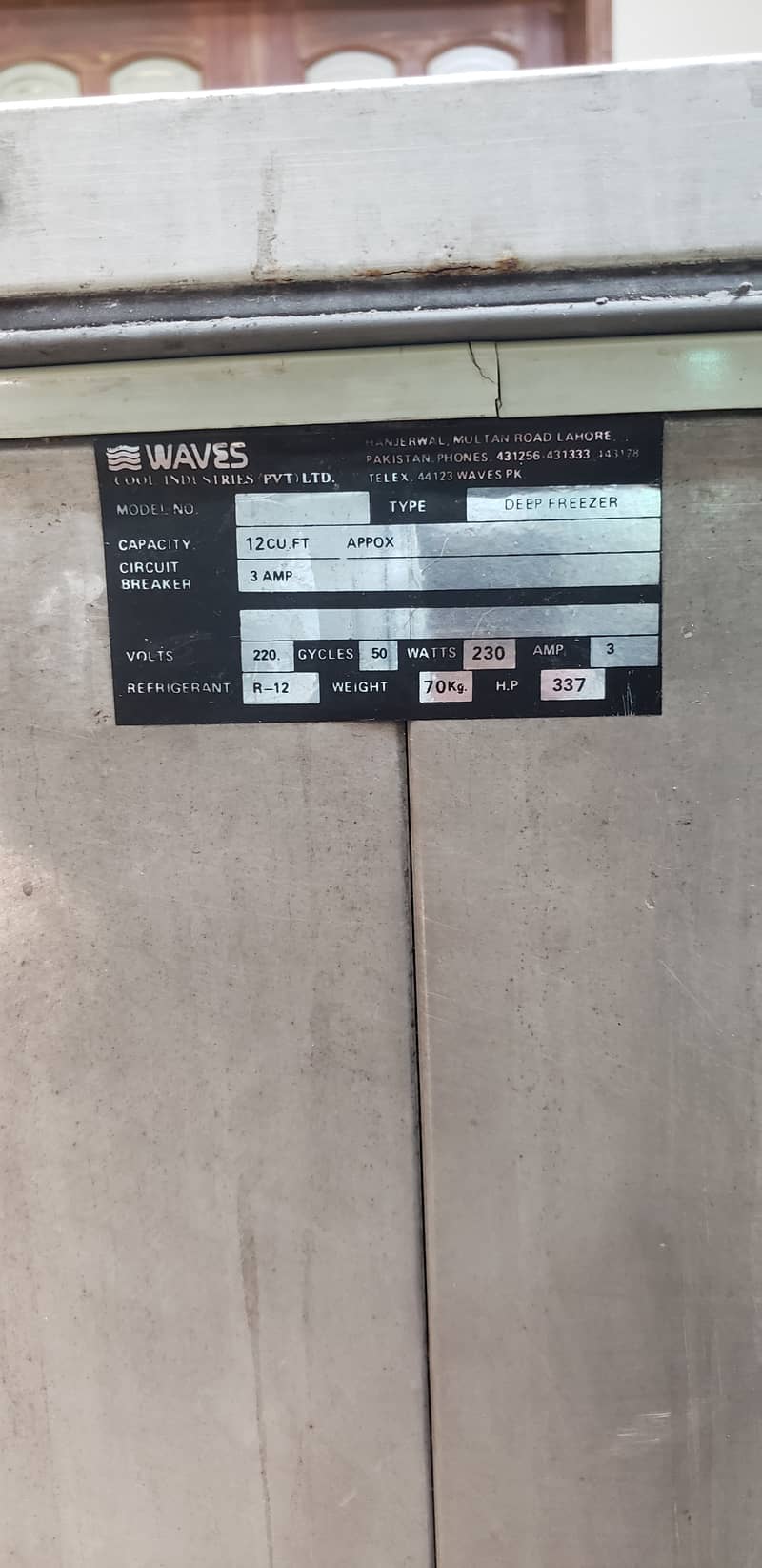 Waves 12cuft Deep Freezer 4