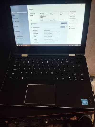 Laptop Lenovo Yoga Touch Screen intel Celeron N3350 4GB RAM 64GB ROM