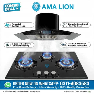 IMPOTAD ELECTRIC KITCHEN AIR HOOD CHIMNEY BLOR (GAS STOVE) 03114083583