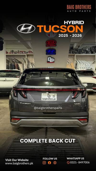 Hyundai Tucson Hybrid Bumper Grill Headlight Drl Door Engine Mirror.