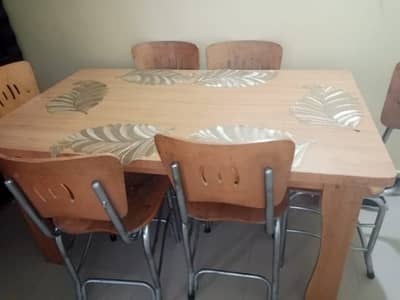 Dining Table Set – 6 Seater | Good Condition