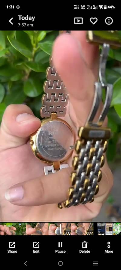 “Stylish Wrist Watch for Sale” ⌚ 325000 New but I used few  times