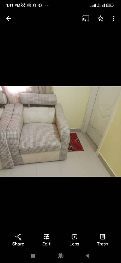 7 Seater Sofa Set – Good Condition | Comfortable & Stylish