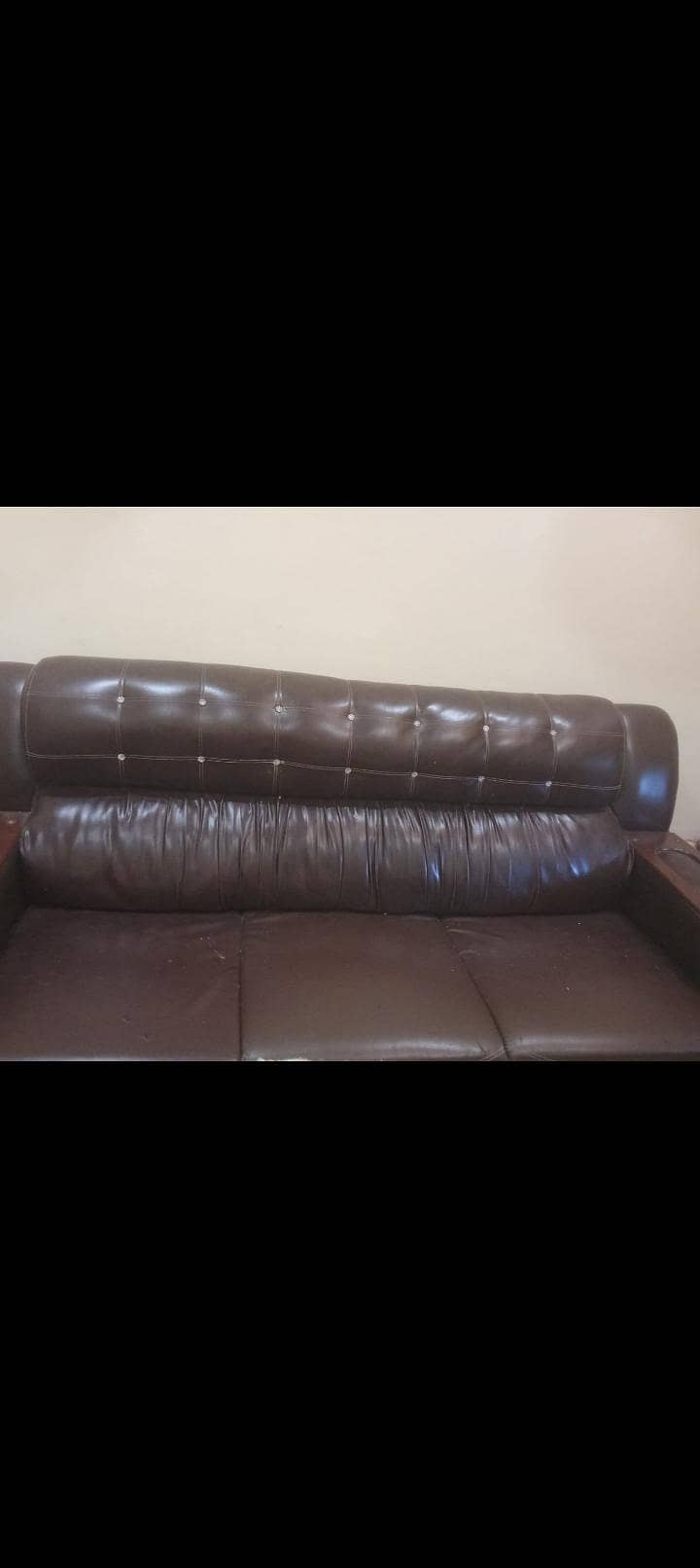 leather sofa set 3,2,1. 1