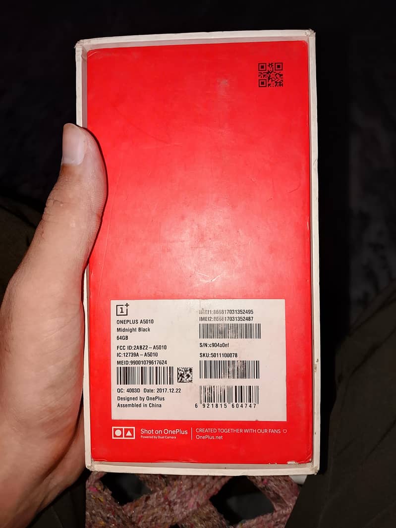 One Plus 5T 6